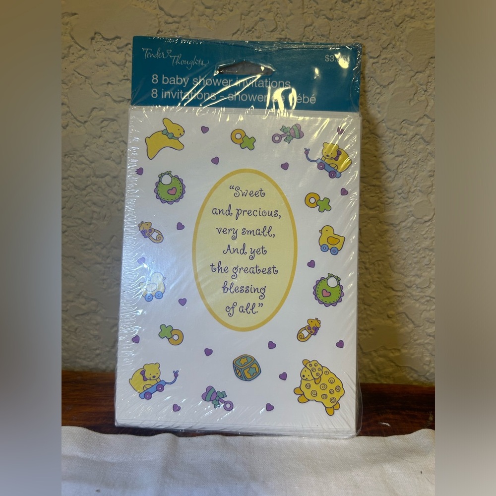 Baby Shower Invitations! 4 pks for $5, 36 Cards and Envelopes-mix/match - Picture 8 of 10